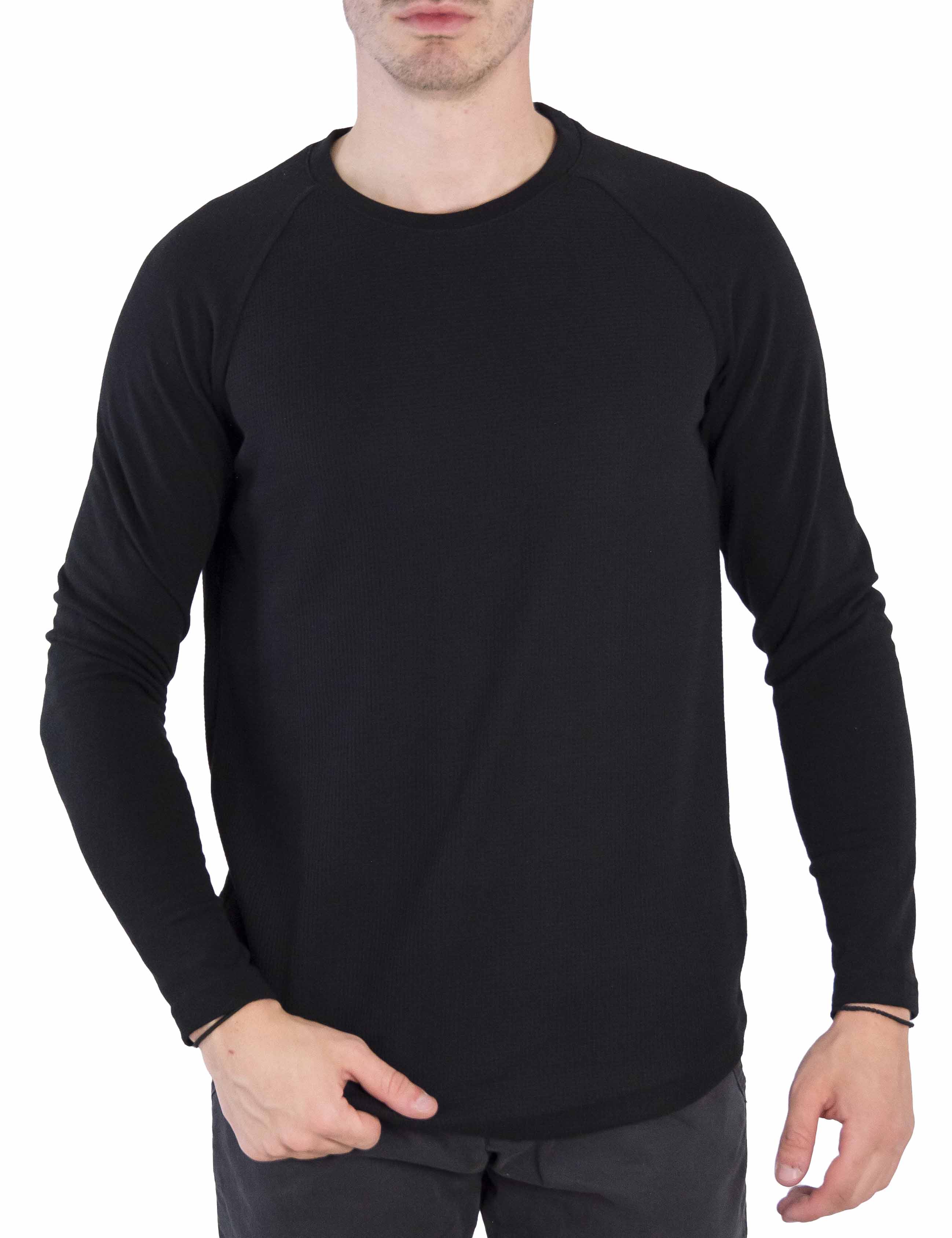Ανδρικό μαύρο φούτερ Oversized SWT846B φωτογραφία